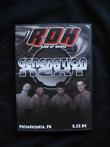 ROH "Generation Next" DVD 5/22/2004 CM Punk Samoa Joe Homicide & much more